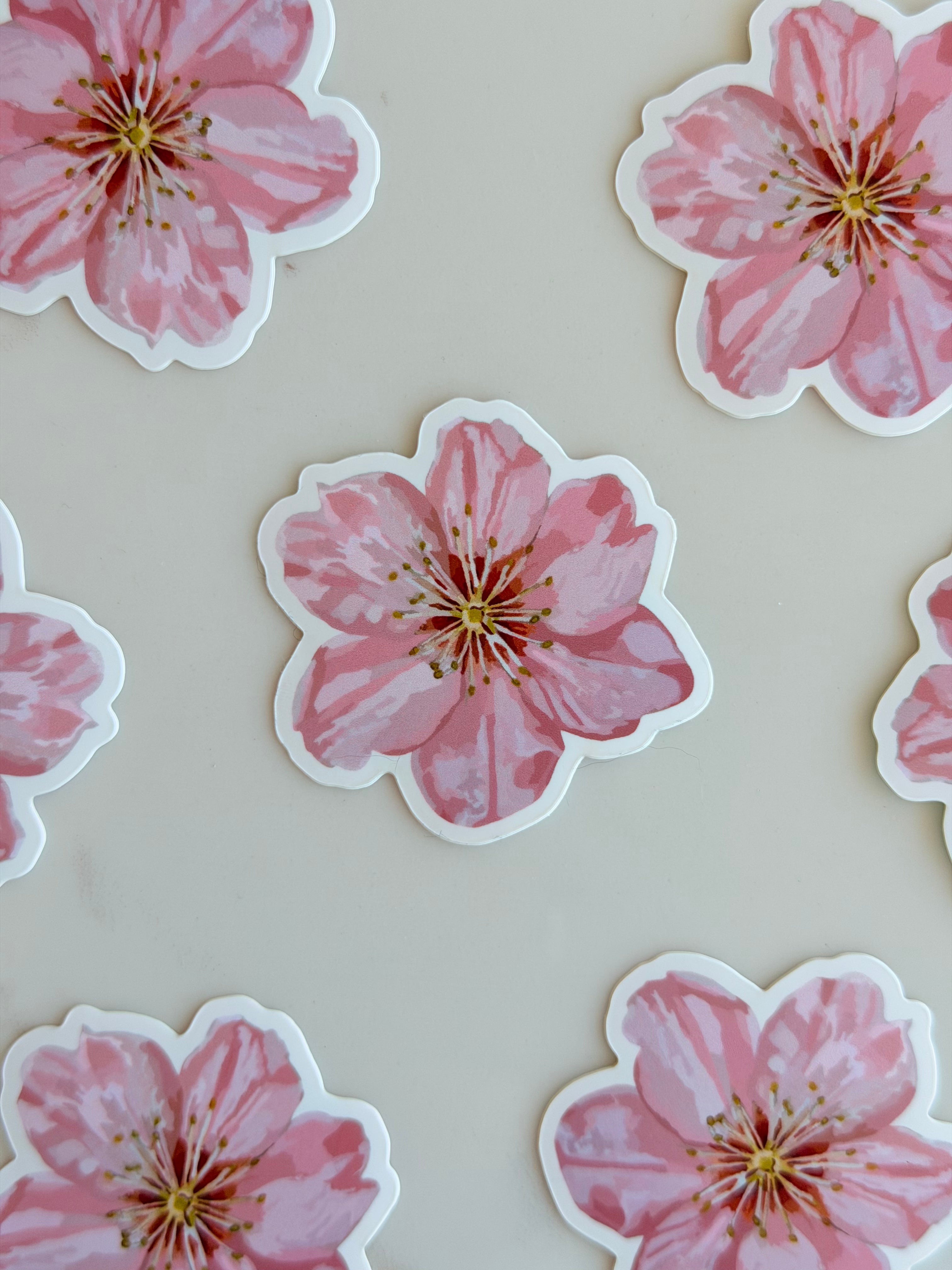 Cherry Blossom Vinyl Sticker