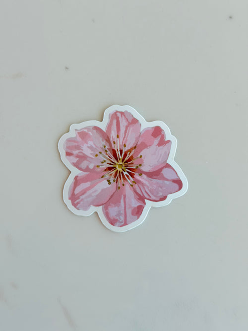 Cherry Blossom Vinyl Sticker